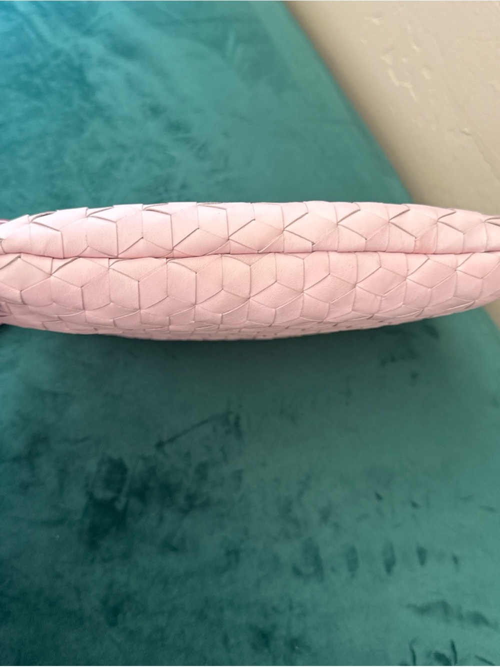 Madewell Woven Pale Pink Crossbody Bag - Picture 7 of 9